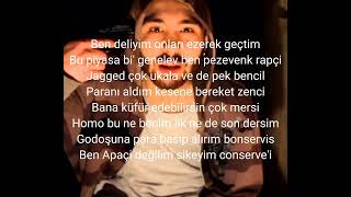 Jagged-Ben Bir Deliyim lyrics Resimi