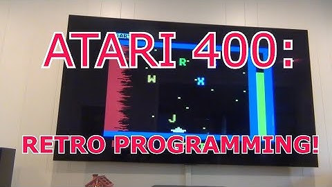 Atari Mini 400: Blast from the Past! Retro Programming!
