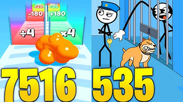 Tall man run VS Thief Puzzle - All Levels SpeedRun Gameplay