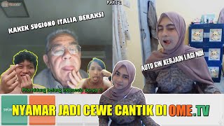 NYAMAR JADI CEWEK CANTIK NGERJAIN COWO-COWO HIDUNG BELANG DI OME TV !! PART 2