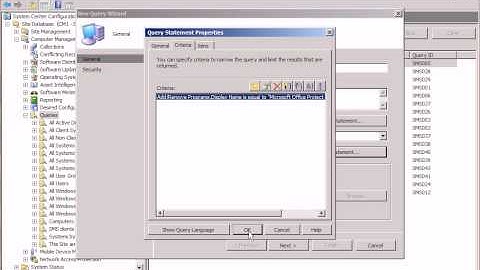 Subselect Query in ConfigMgr