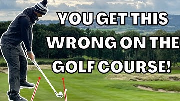 GOLF TIP: Do you hit it great on the range but struggle on the course? *Solution!*