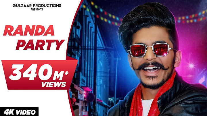 GULZAAR CHHANIWALA - RANDA PARTY ( Official Video ) | Haryanvi Song 2020