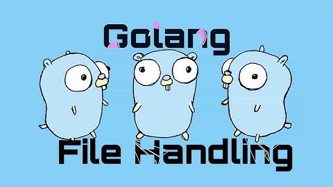 File Handling | Go language