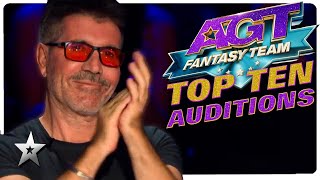 America's Got Talent Fantasy Team: Top 10 BEST Auditions!