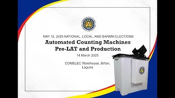 Automated Counting Machines PrE-LAT and Production