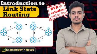 62. Link State Routing Algorithm Explained | Dijkstra's Shortest Path | Computer Networks