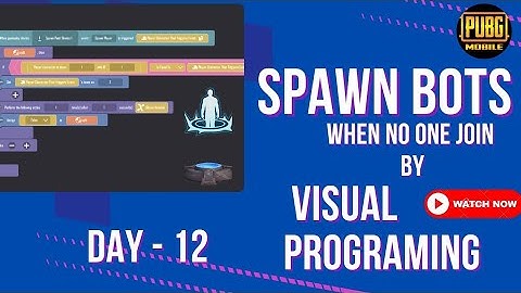 How To Use Visual Programming | Day - 12 | Visual Programming In Wow Mode of Pubg Mobile