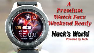 Galaxy S3/Galaxy Watch Active Premium Analog Fitness Watch Face screenshot 4