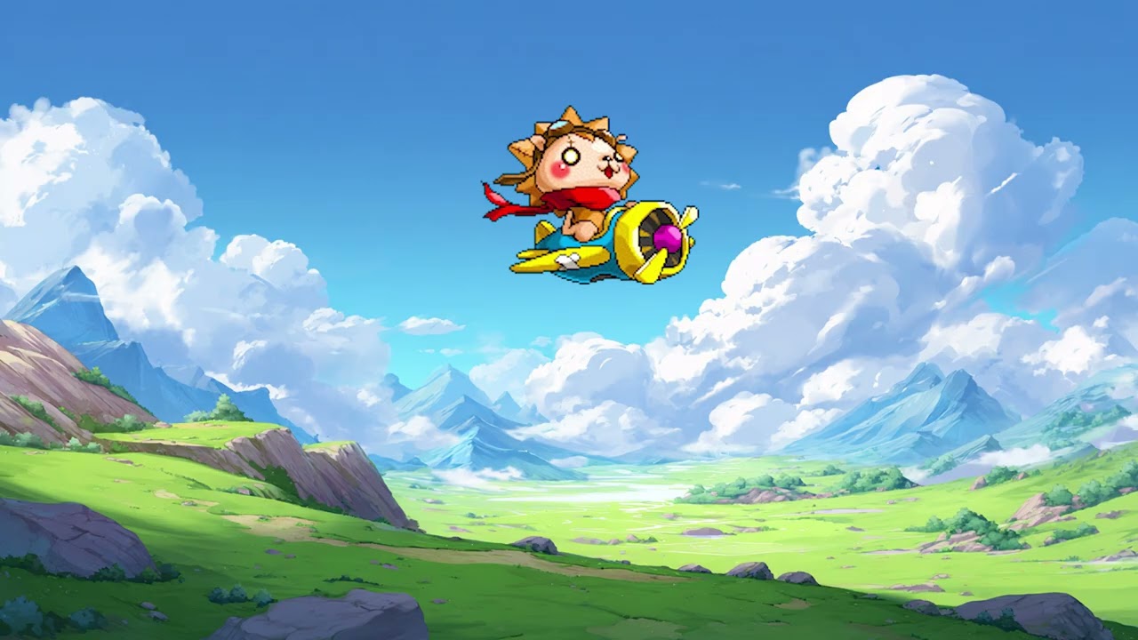 Relaxing MapleStory Video Game BGM Inspired Instrumental Music, Piano Music