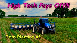 Precision Planting Technology Pays Off Big This Year!!!  Corn Planting #3 (4/27/24)