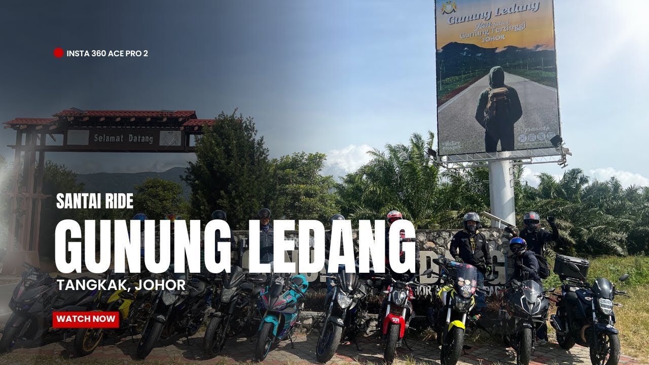 CFMOTO 450SR | SANTAI RIDE | GUNUNG LEDANG WATERFALL | TANGKAK JOHOR | Insta360 Ace Pro 2