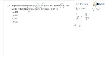 Unit Speed | Discharge | Power In Fluid Mechanics & Hydraulic Machines | GATE Numerical 3