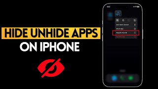 (iOS 18) How to Unhide Apps on iPhone/iPad