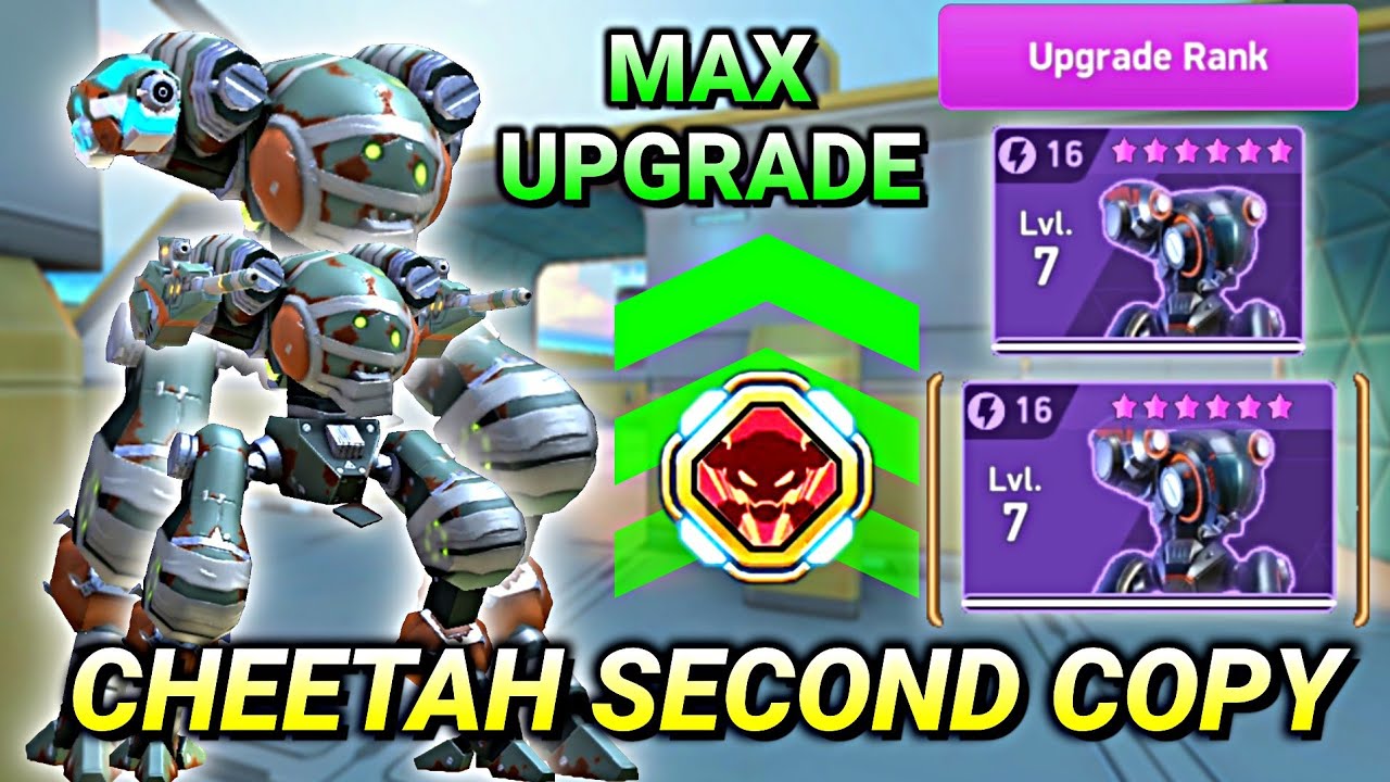 Cheetah Second Copy & Max Upgrade - Railgun Longarm - Godlike - Mech