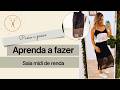 Aprenda a Costurar uma saia midi de renda de Maneira Fácil