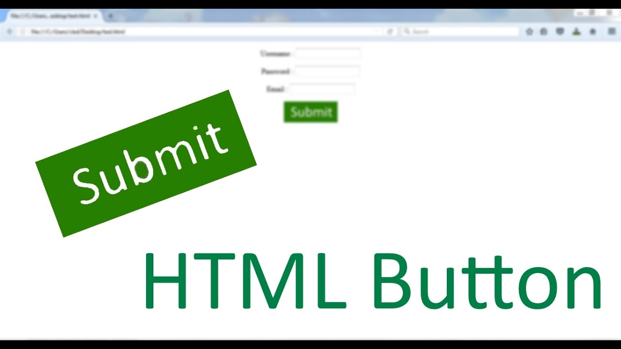 input type button  2022 Update  HTML Submit Button Tutorial | using input type image