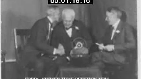 Edison, Ford, Firestone Radio Talk