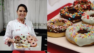 Receita De Donuts Caseiro Fácil E Rápido Veja Como Fazer Ele Frito E Ado