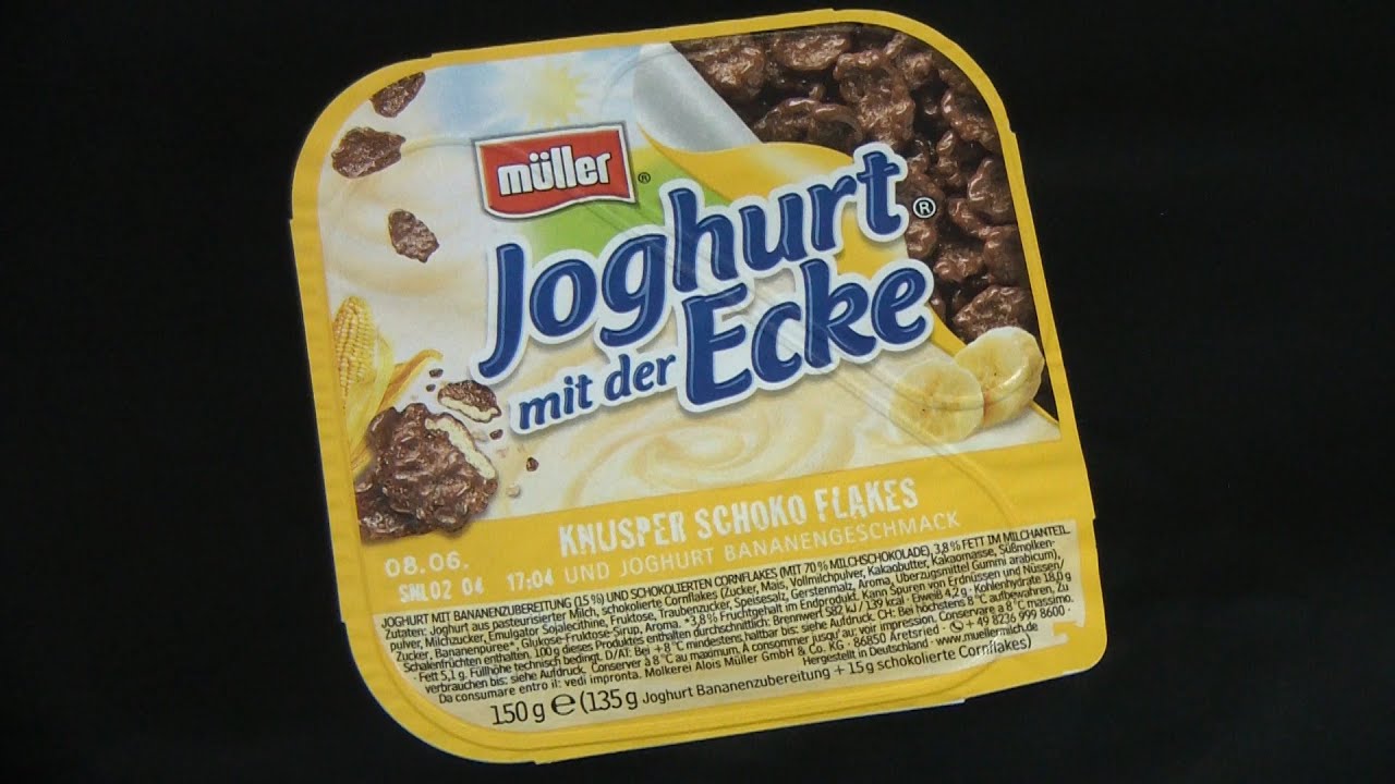Joghurt Mit Der Ecke Banane