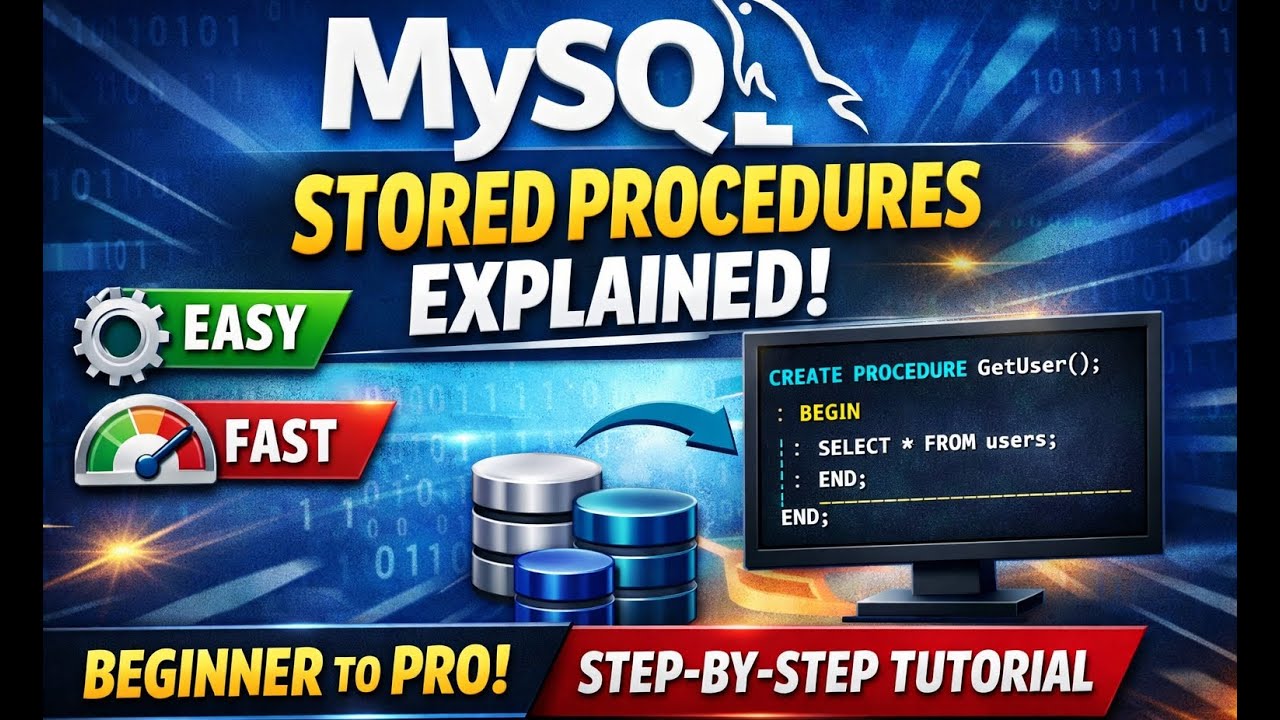 MySQL Stored Procedures Explained | Beginners to Pro in Minutes! - YouTube