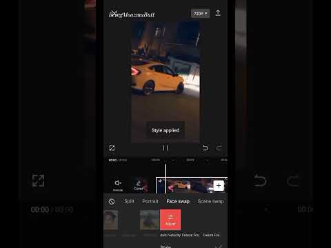 CapCut Auto Velocity Tutorial video editing|TikTok|BeingMoazmaButt|BMBSHOOTS|Reels edit