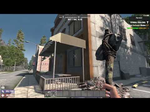 7 Days To Die Ep 1 Death By Bear No Commentary