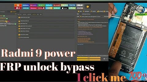 Redmi 9 power FRP unlock bypass for unlock tool 1 click me 💯% how to #unlock
