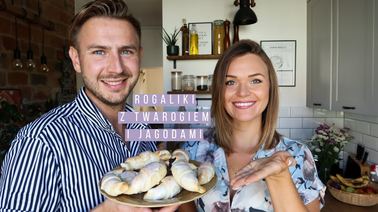 Tradycyjne ROGALIKI DROŻDŻOWE z twarogiem i jagodami || PRZEPIS | ParaKulinarni