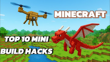 TOP 10 Minecraft Mini Build Hacks You MUST Try! 🔥 (Easy & Creative)