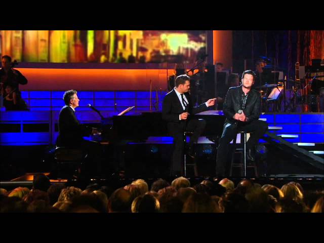 Michael Buble and Blake Shelton - Home  ( Live 2008 ) HD class=