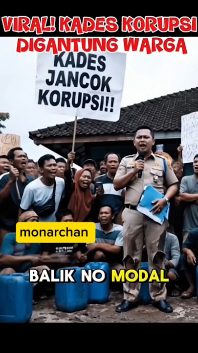 Kades jancok KORUPSI, g4ntung #viralshort #shortvideo #funny #ai