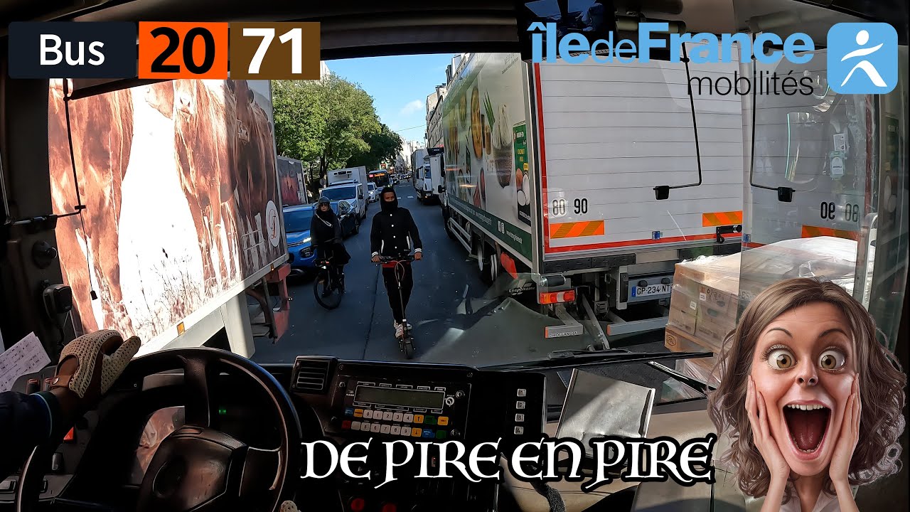 Bus RATP | Circulation Catastrophique Paris Belleville