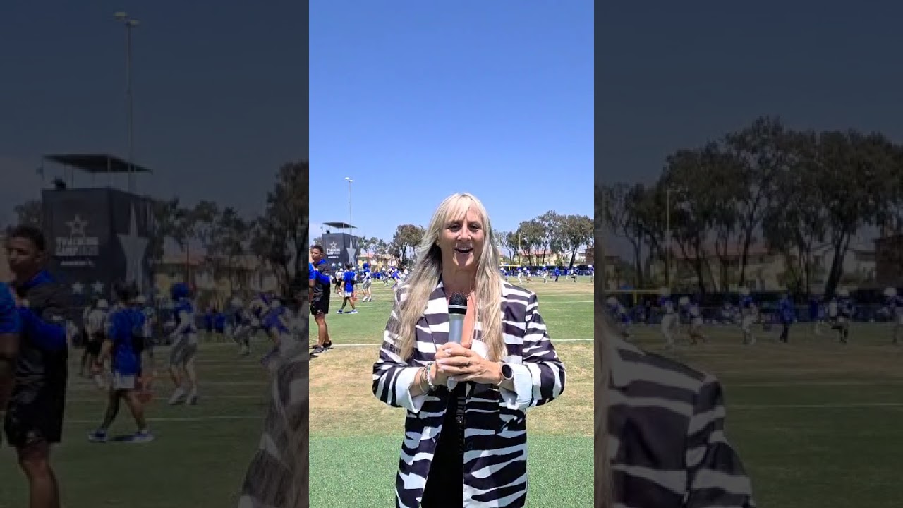 Newsstitched Media covering Rams training camp