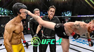Bruce Lee vs Paul Felder   EA Sports UFC 4   Bruce Lee Fight Club 🔥🐲