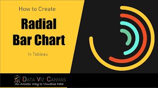 Radial bar chart in tableau