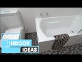 Creative Small Bathroom Makeover On A Budget | Indoor | Great Home Ideas