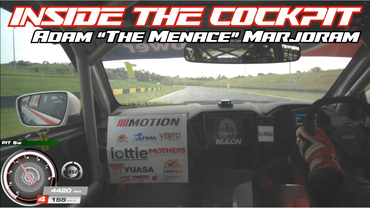 POV Practice Laps: V8 SUPERUTE CHAMPION Adam "The Menace" Marjoram