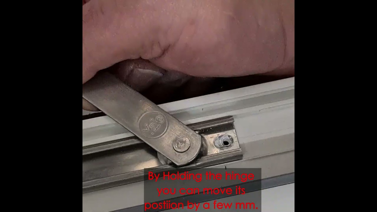 How To Window Window hinge adjustment