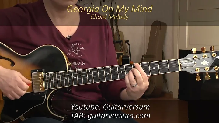 Georgia On My Mind - Guitar Cover Solo Guitar (Chord Melody)