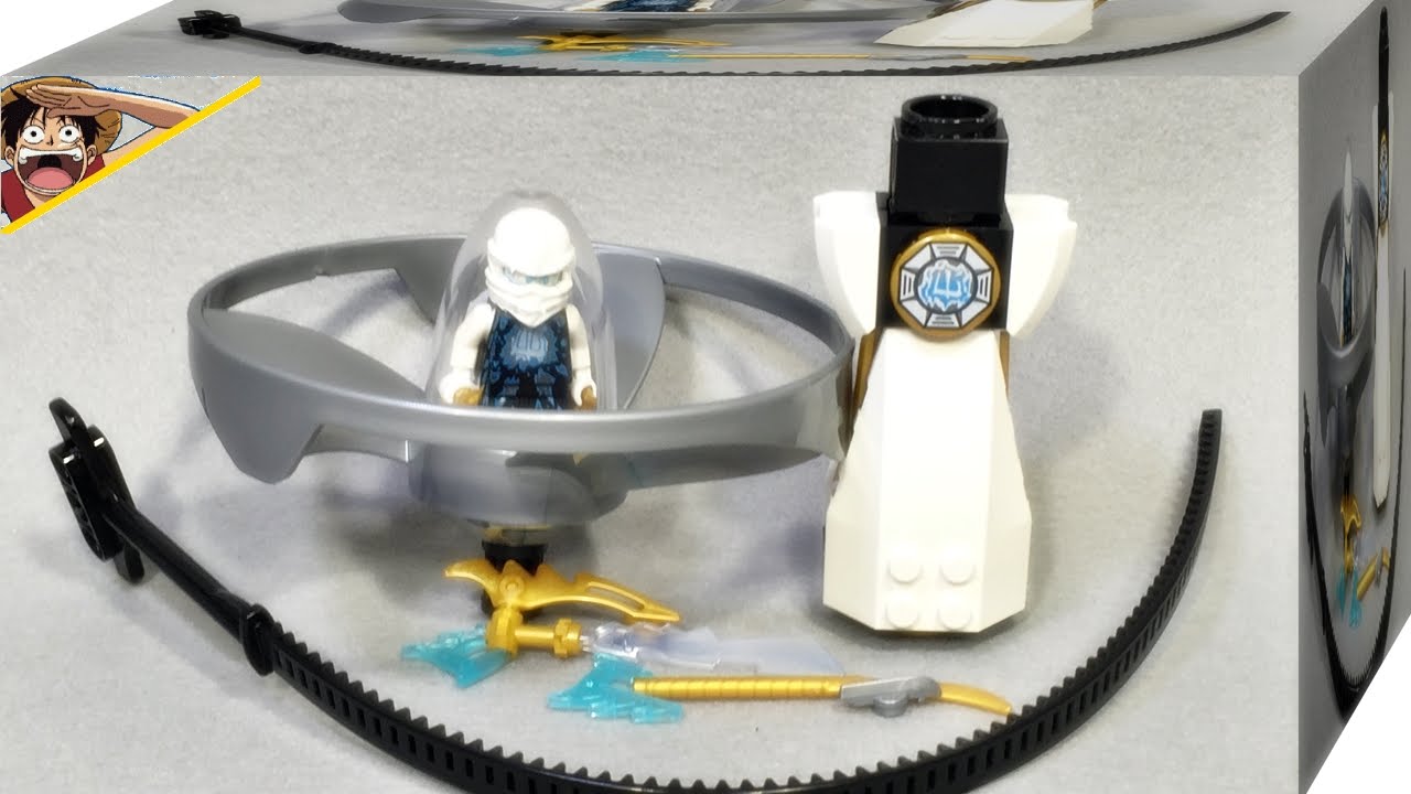 레고 닌자고 에어짓주 쟌 70742 피규어를 하늘에 날리는 헬리콥터 장난감 조립 리뷰 Lego ninjago Airjitzu Zane Flyer