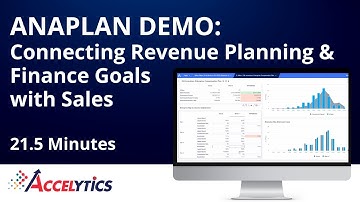 Connecting Finance and Sales with Anaplan - Revenue Planning to Incentive Compensation | Accelytics