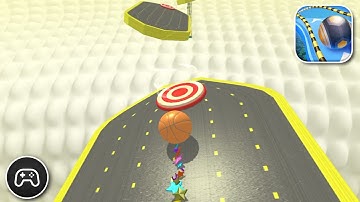 Action Balls: Ball Race - Gameplay Walkthrough Part 17 - Racing Game Levels 64-65 (iOS, Android)