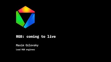 RGB: coming to live @BTCPrague 2025