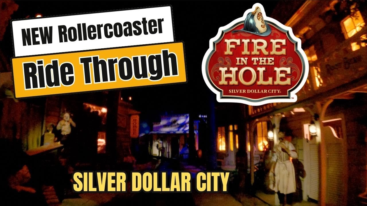 NEW Fire In The Hole: Ride Through - Silver Dollar City Branson