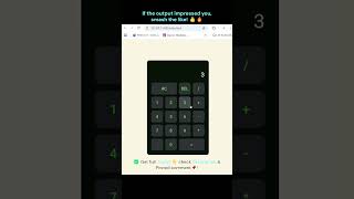 🔢 Simple Calculator Using HTML, CSS & JavaScript #webdevelopment #coding #htmlcssjs