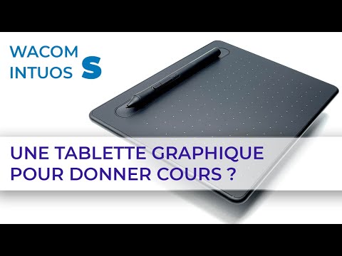 Wacom Intuos S pour les profs : mise en route, premiers essais, test