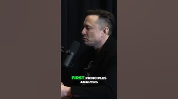 How Elon Musk solves problems: First principles thinking explained  #youtube #shorts #trading