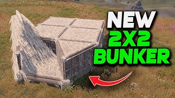 NEW SIMPLE 2x2 BUNKER in Rust 2025 / Rust Building Tutorial