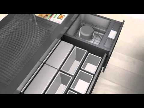 Electronic Drawers, Designer Handles, Cabinets and Drawers from Hettich - YouTube